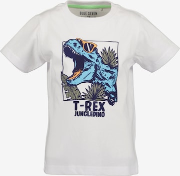 BLUE SEVEN - Camiseta en blanco: frente