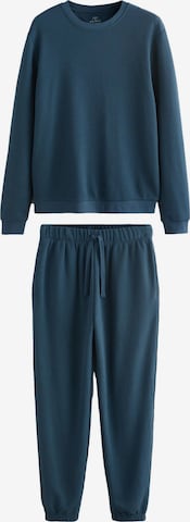 Pyjama long Next en bleu : devant