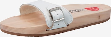 BERKEMANN Mule 'Original- Sandale' in White: front