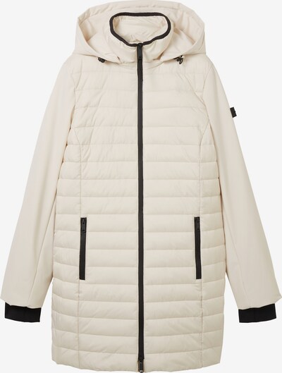 TOM TAILOR Between-Seasons Coat in Cream / Black, Item view