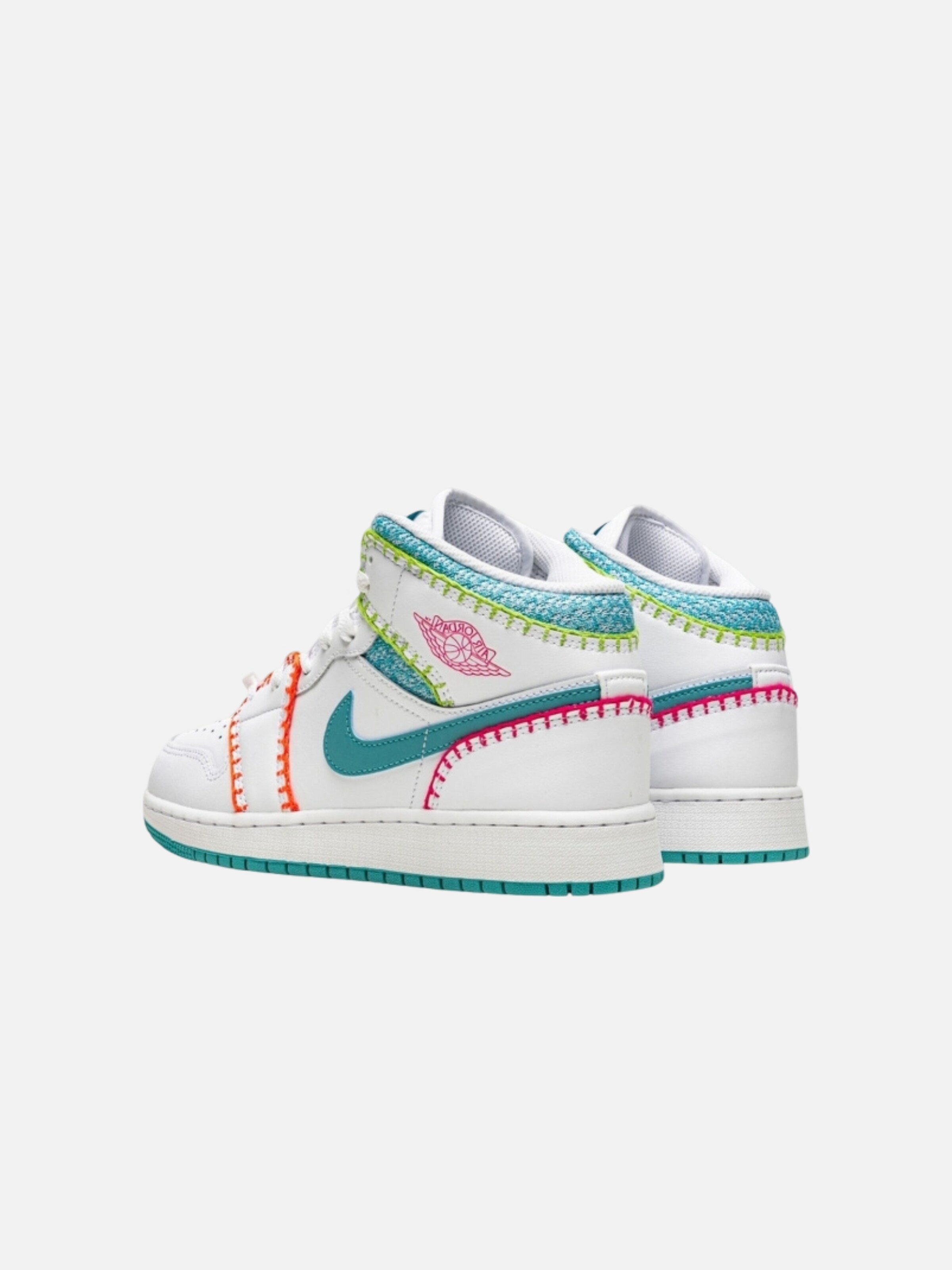 Baskets hautes 'Air Jordan 1 Mid Multi Knit' Jordan en bleu