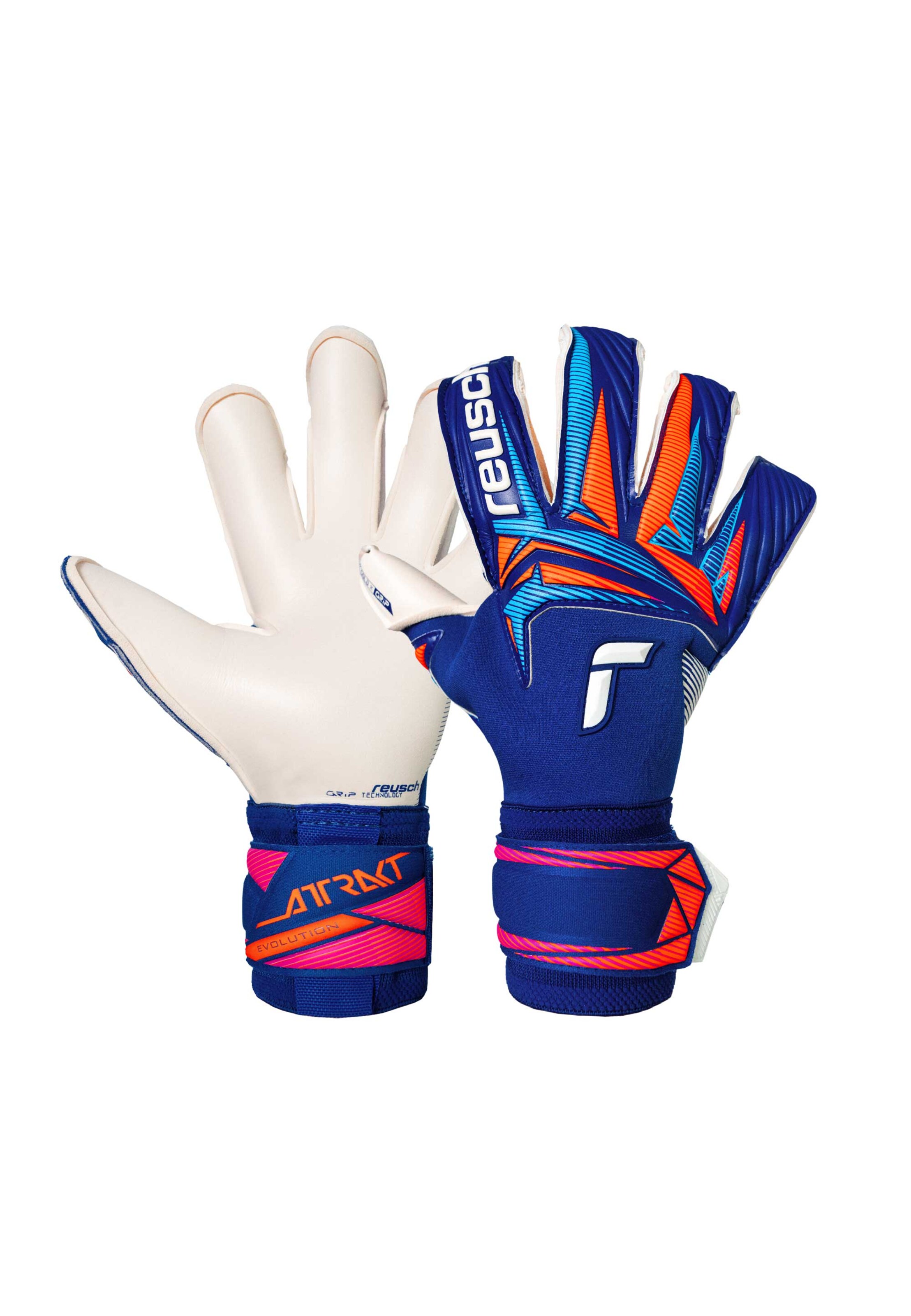 REUSCH Sports gloves 'Attrakt Gold X Evolution' in Blue, Item view