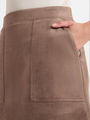 Jupe ' Relvina ' OPUS en marron