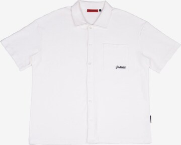 Prohibited Comfort fit Koszula w kolorze biały: przód