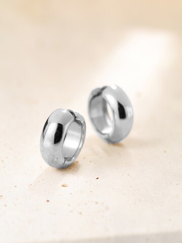 Hey Happiness Ohrringe 'Chunky' in Silber