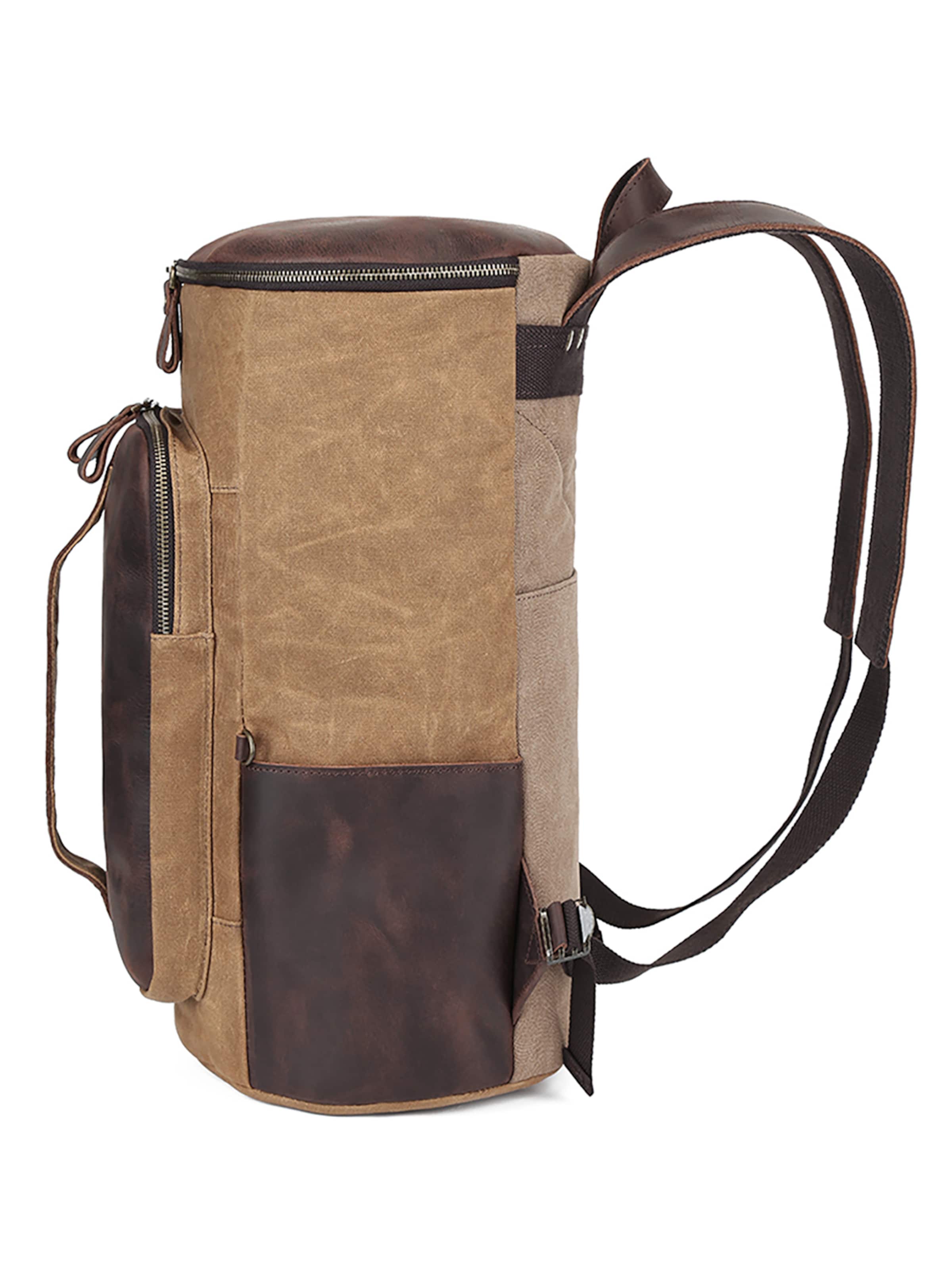URBAN BAG Backpack 'Voss' in Brown