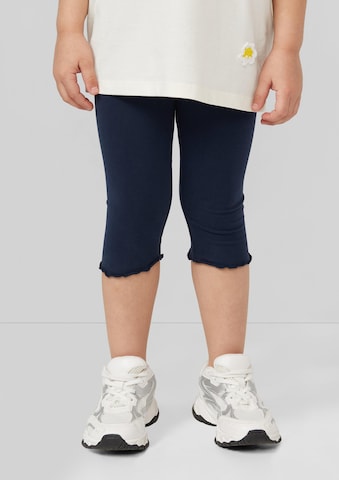 Coupe slim Leggings s.Oliver en bleu : devant