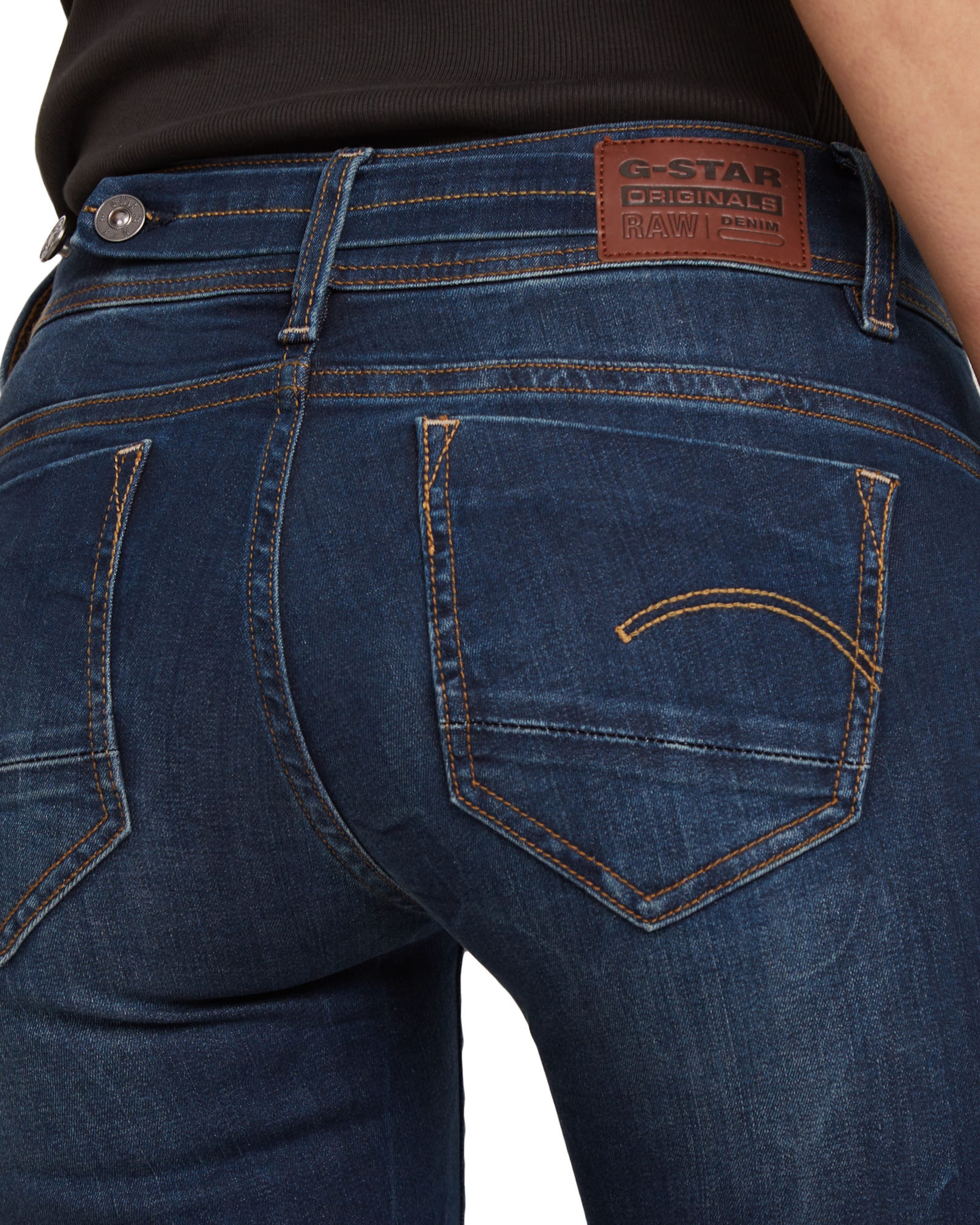 G-STAR Regular Farkut 'Midge Straight' värissä sininen