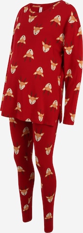Lindex Maternity Pyjamas i rød: forside