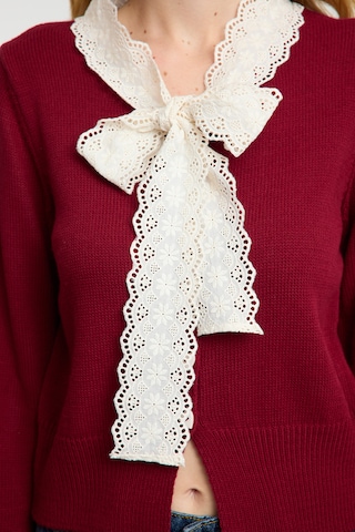 Trendyol Gebreid vest in Rood