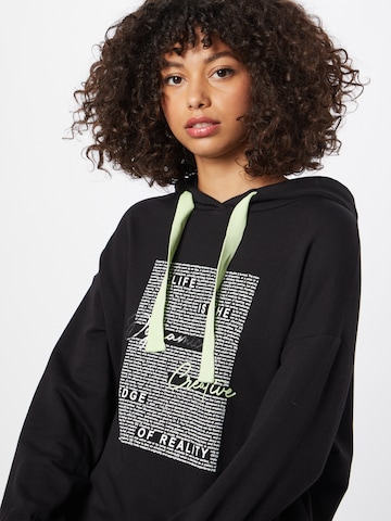 TAIFUN Sweatshirt in Schwarz