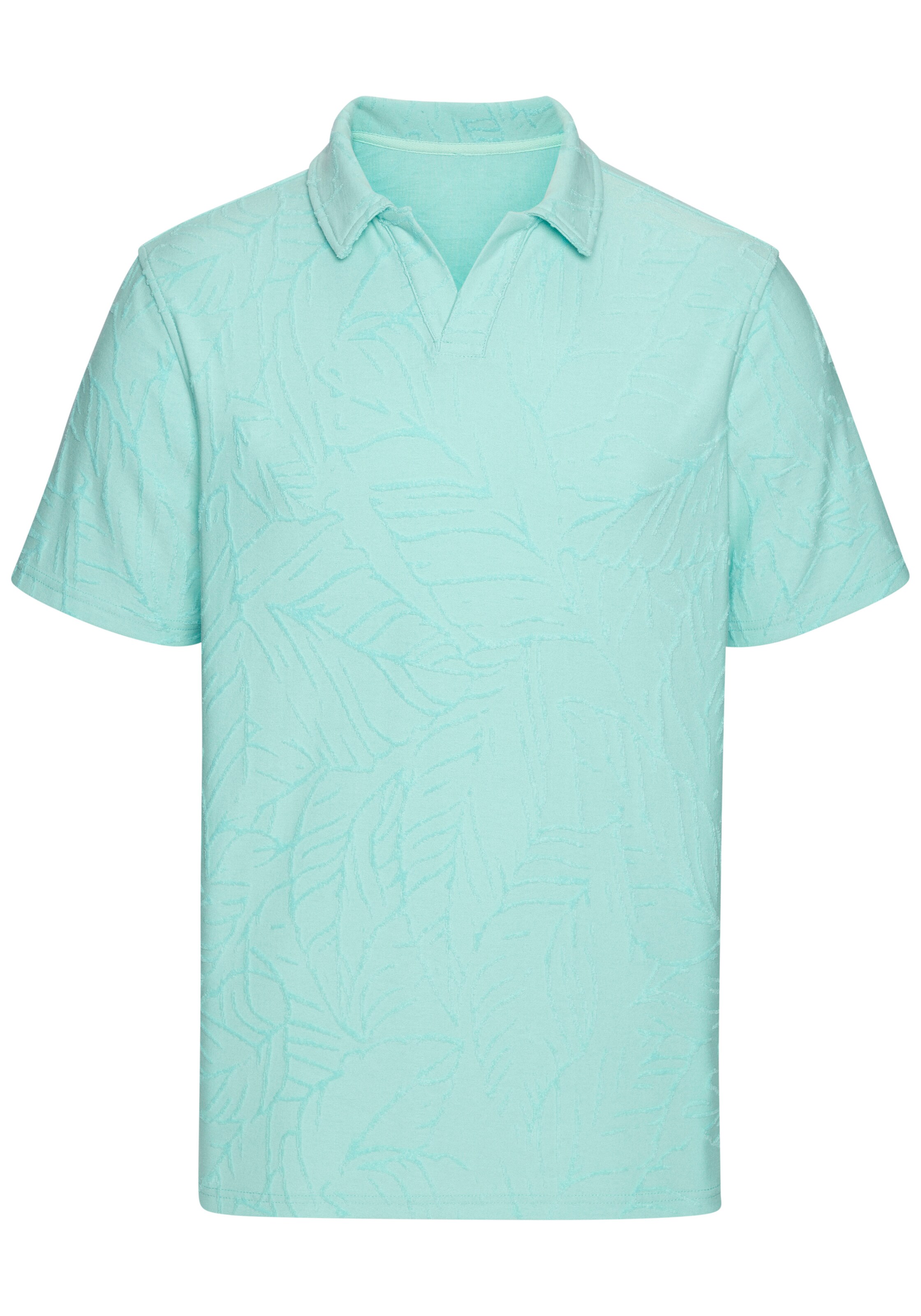 BEACH TIME Shirt in Blue: front