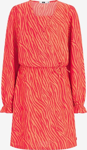 WE Fashion Dress in Orange: front