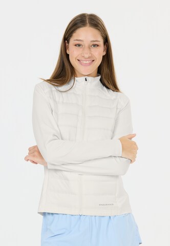 ENDURANCE Laufjacke 'Reitta' in Weiß: Vorderseite