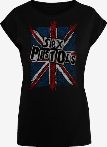 T-shirt 'Sex Pistols Anarchy Flag' F4NT4STIC en noir : devant