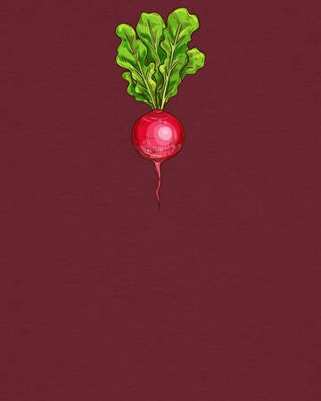 T-shirt ' Radieschen ' Watapparel en rouge