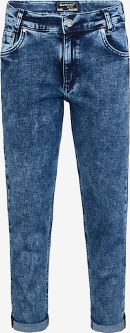 BLUE EFFECT גזרה משוחררת ג'ינס בכחול: מלפנים