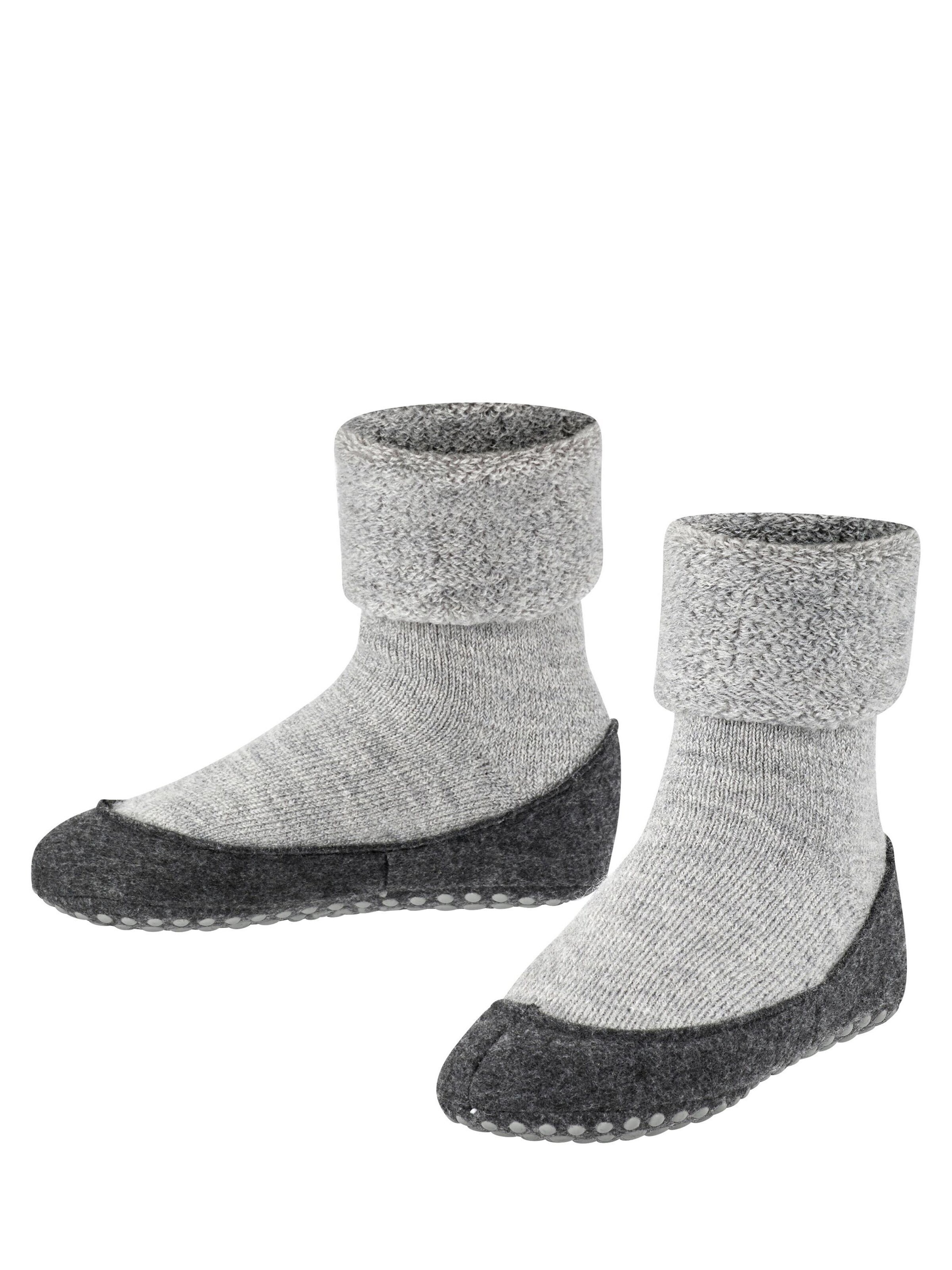 FALKE Socks 'Cosyshoe Teens' in Grey: front