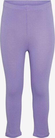 PIECES Slim fit Leggings 'EDITA' in Purple: front