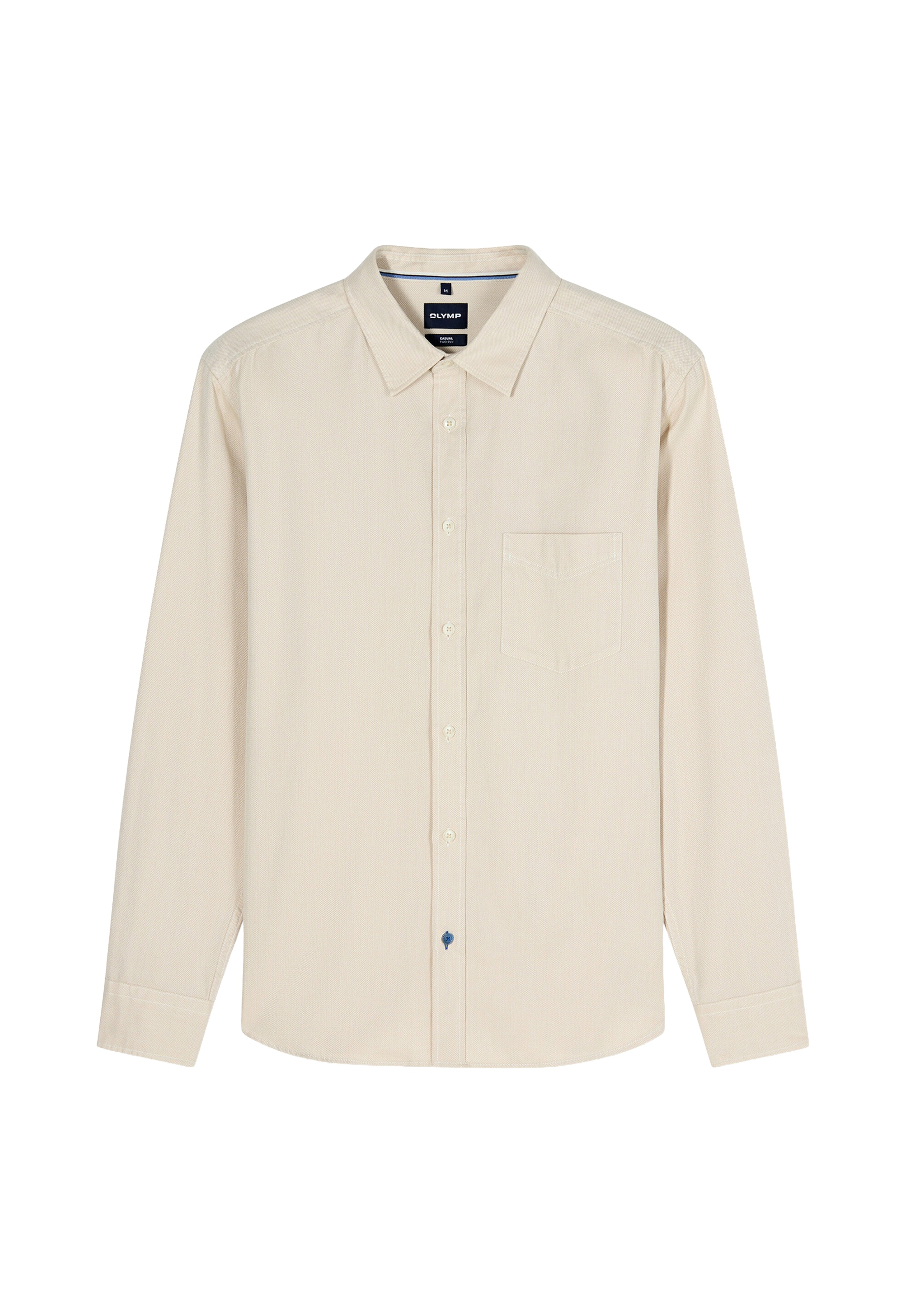 Camicia di OLYMP in beige: frontale
