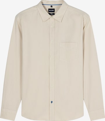 Camicia di OLYMP in beige: frontale