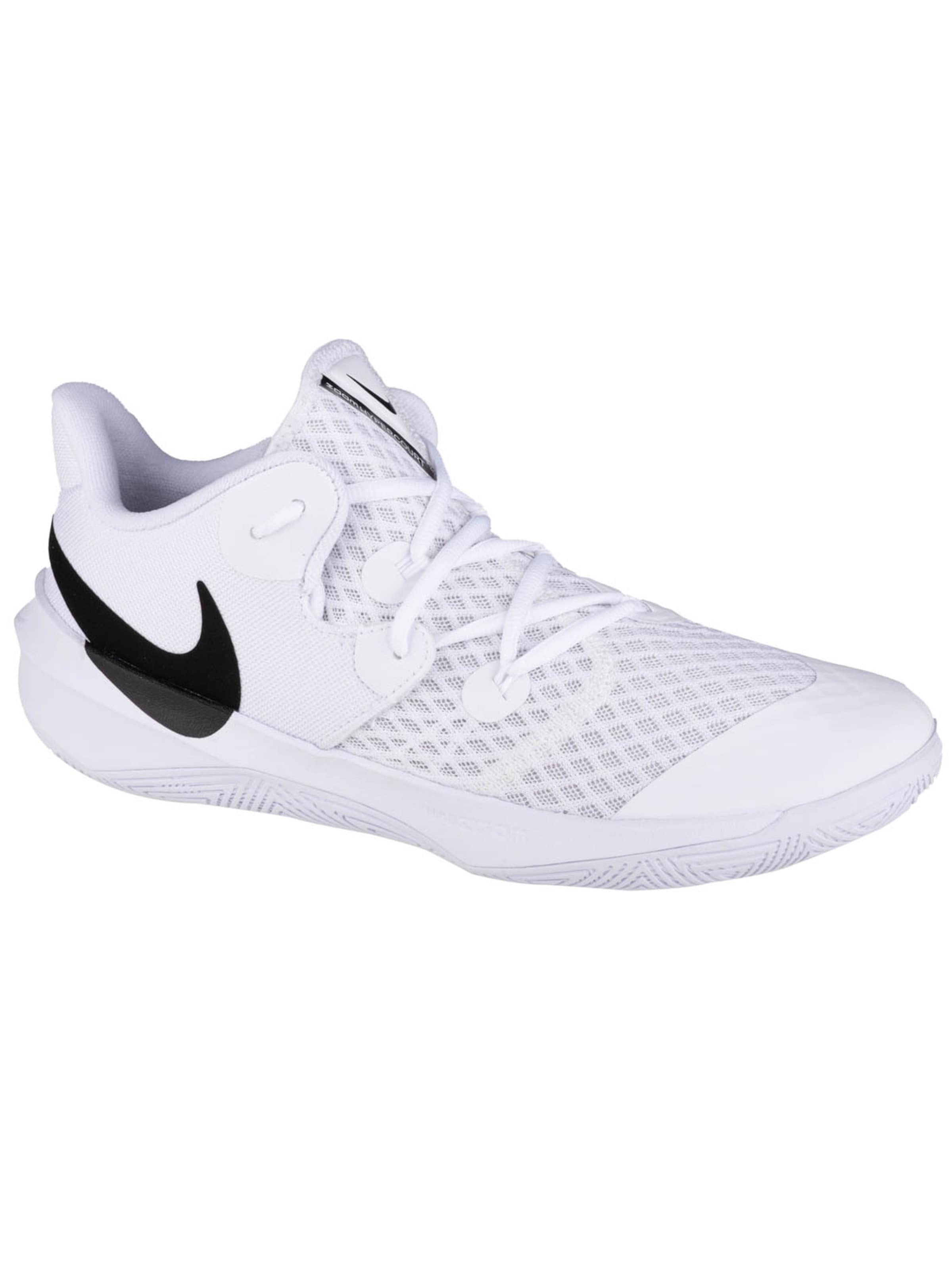 NIKE Athletic Shoes 'Zoom Hyperspeed Court' in White: front
