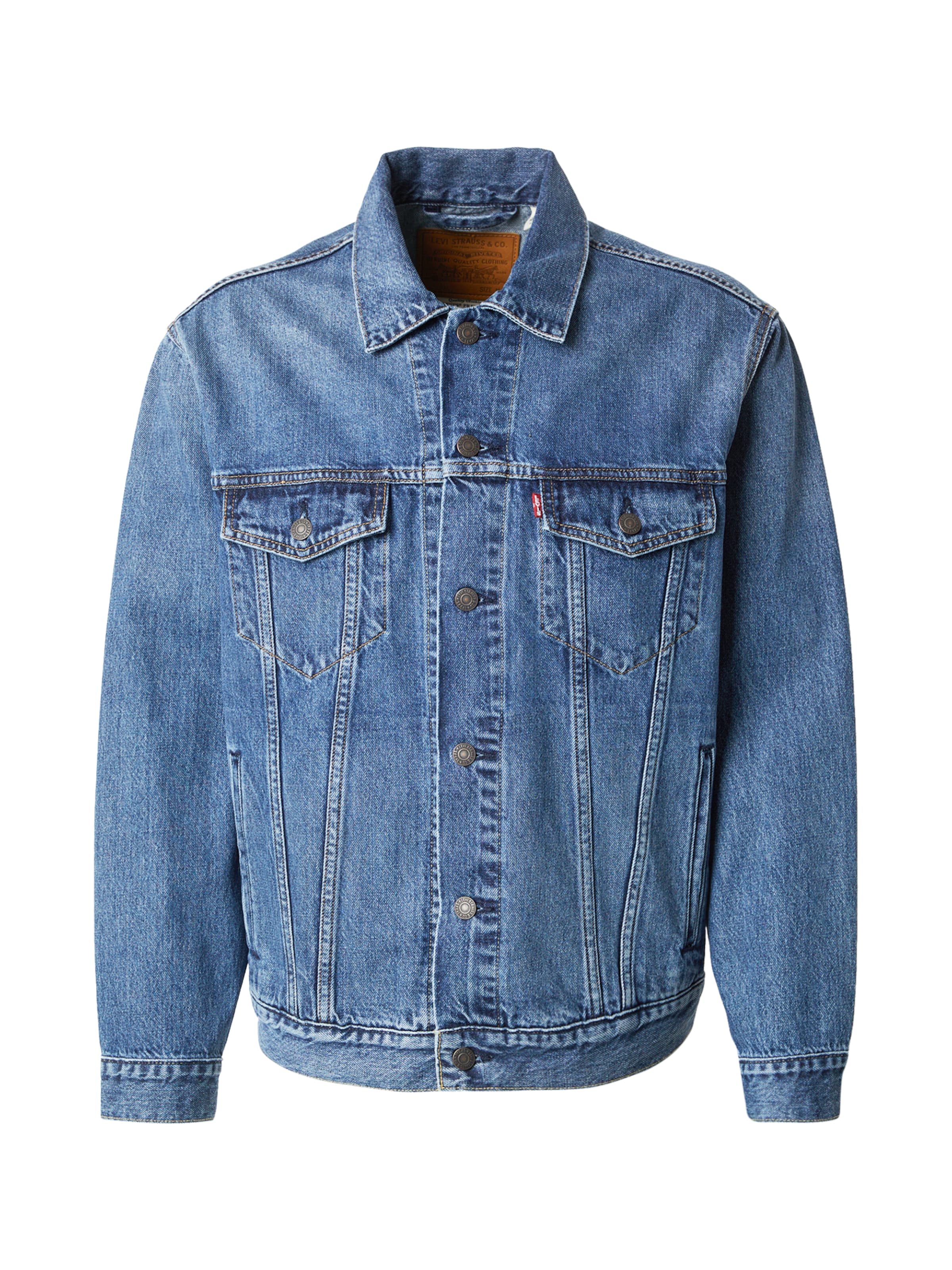 LEVI'S ® Kevad-sügisjope 'Relaxed Trucker Jacket', värv sinine: eest vaates