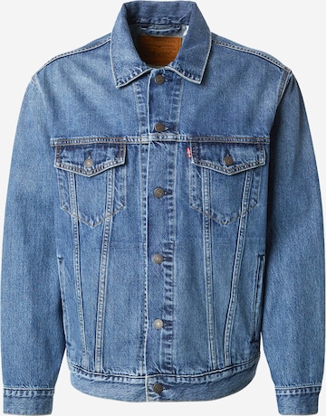 LEVI'S ® Välikausitakki 'Relaxed Trucker Jacket' värissä sininen: etupuoli