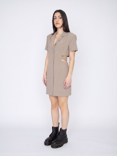 wild pony Kjole 'Vestido Corto Tipo Traje Abierto Beige Dress' i 34 i beige, Produktvisning