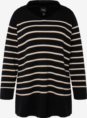 Pull-over Ulla Popken en noir : devant