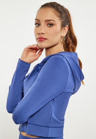 faina Athlsr Zip-Up Hoodie in Blue