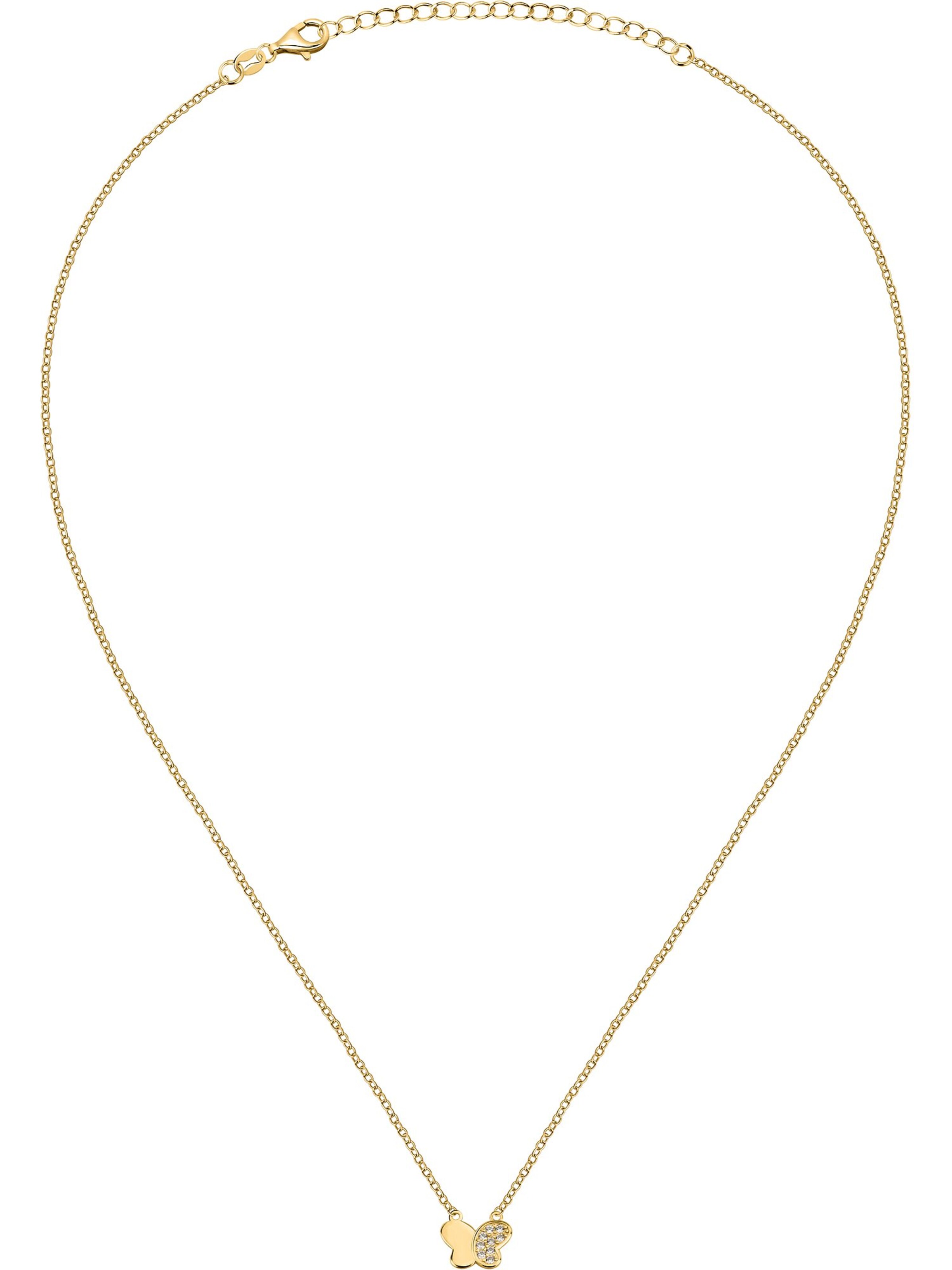 La Petite Story Kette in Gelb: Vorderseite