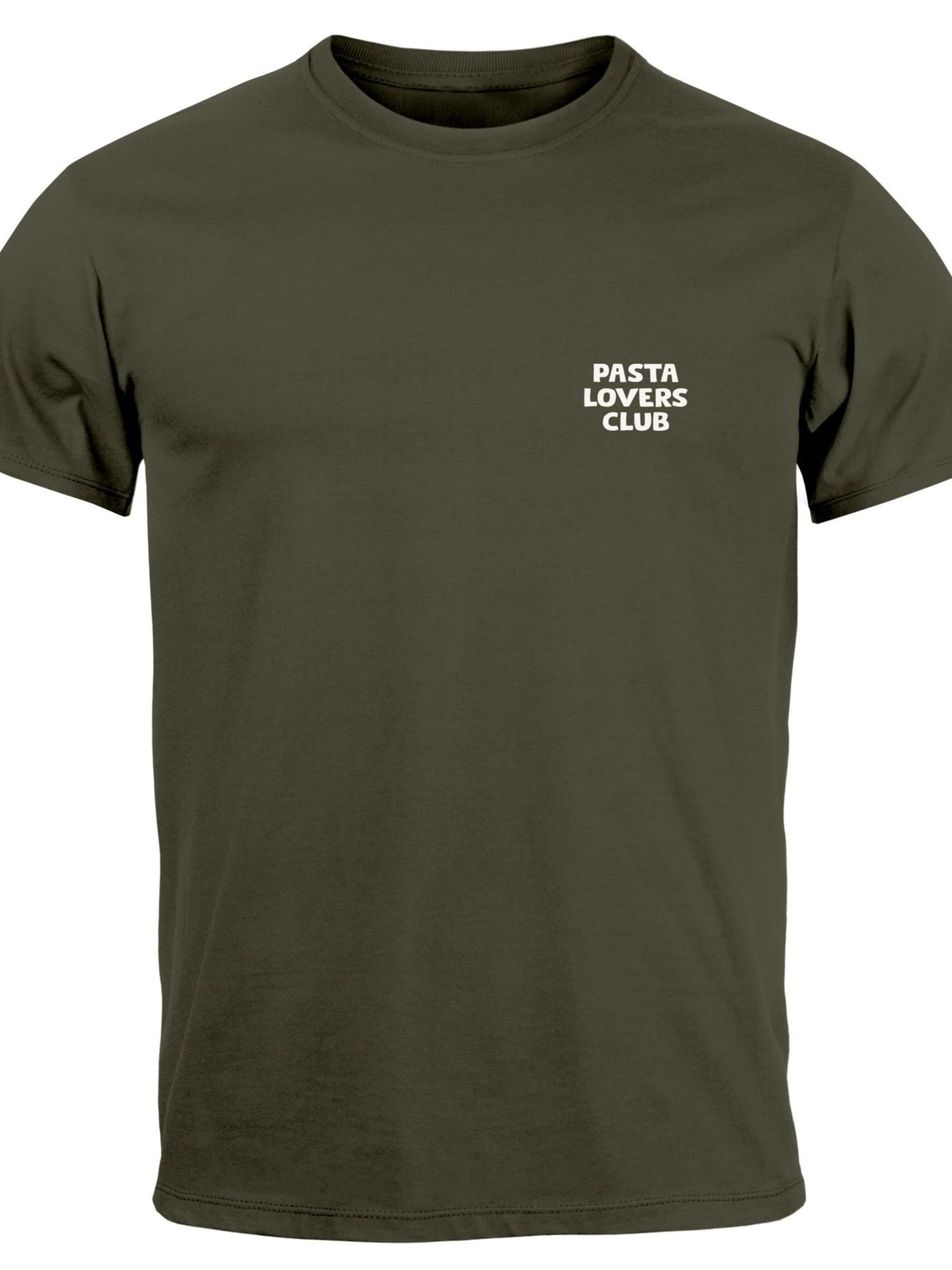 Neverless Shirt 'spaghetti' in Green: front