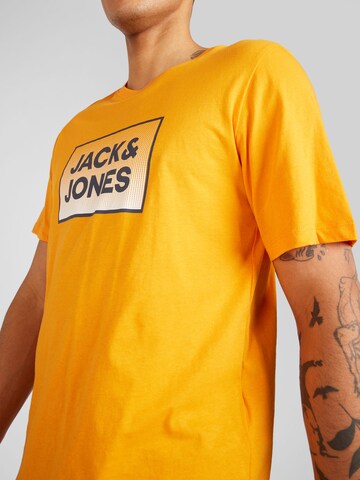 JACK & JONES T-shirt 'STEEL' i orange