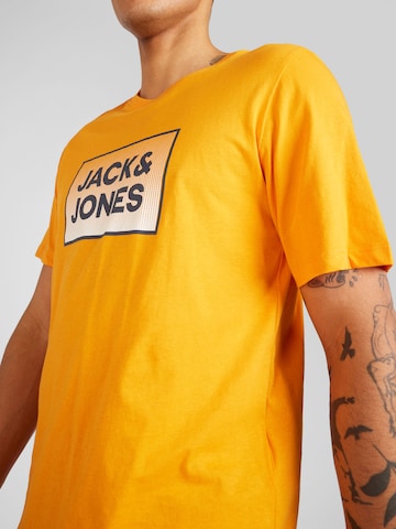 JACK & JONES - Camiseta 'STEEL' en naranja