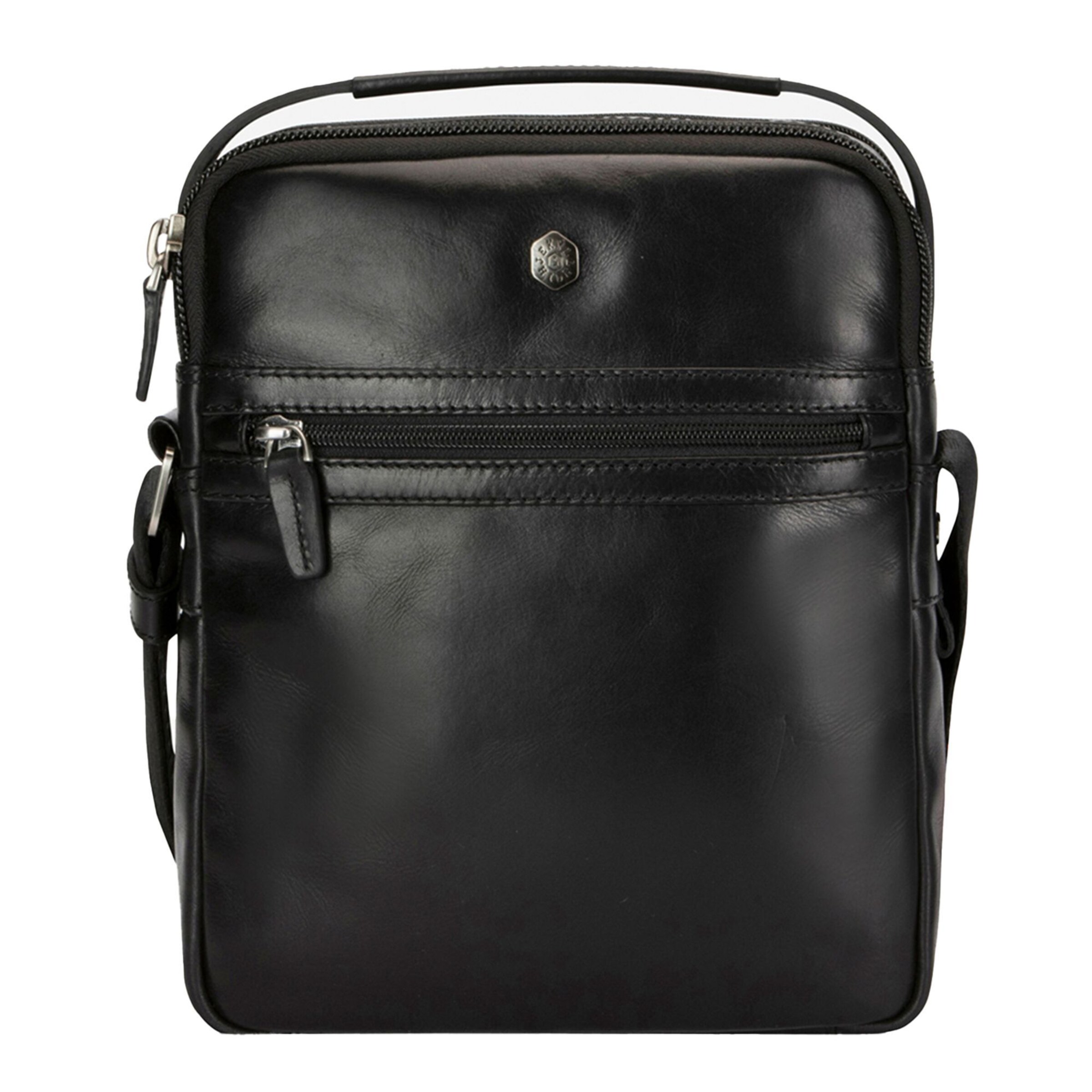 Jekyll & Hide Umhängetasche 'Oxford' in Schwarz: Vorderseite