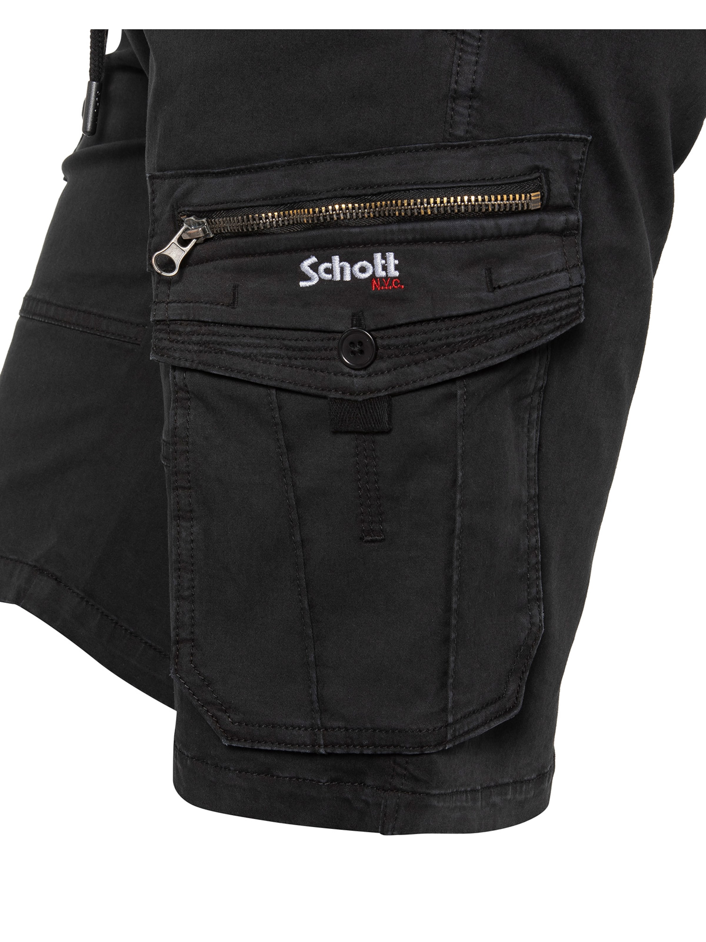 Schott NYC Regular Hose‌ in Schwarz