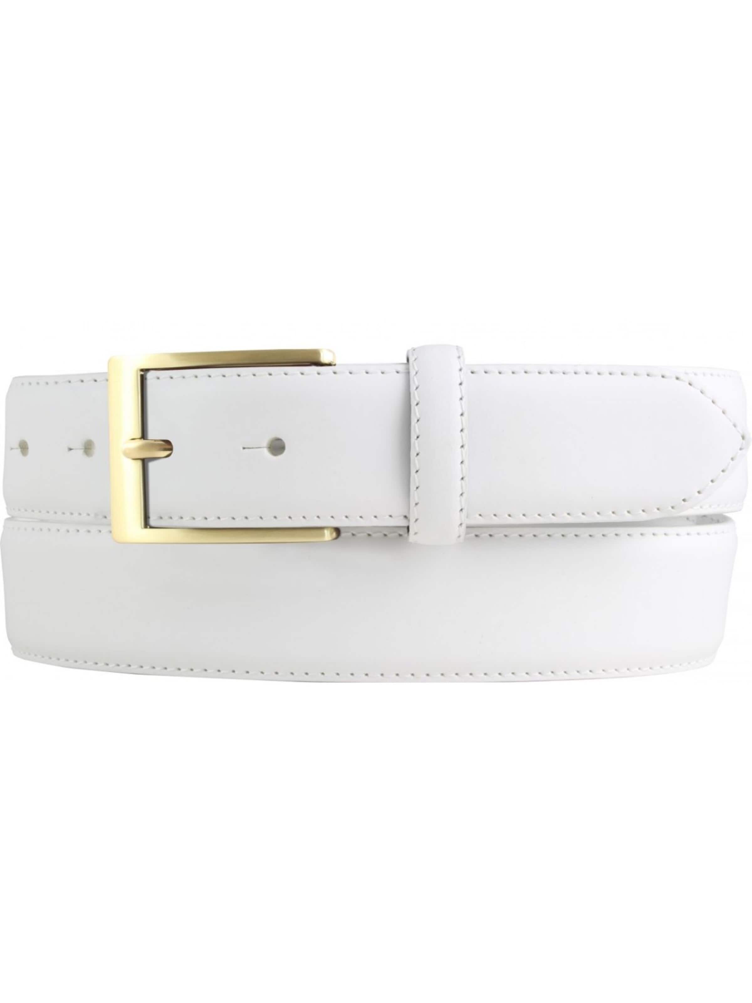 BELTINGER Belt 'Riccardoa' in White: front