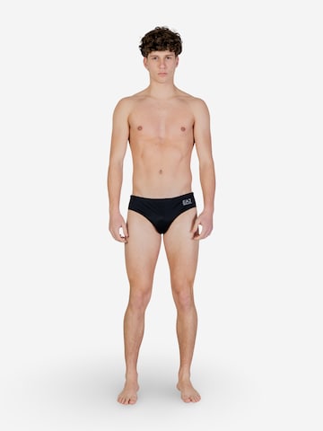 Pantaloncini da bagno '7M000501 AF14514' di EA7 Emporio Armani in nero: frontale