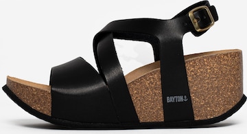 Bayton Sandaler 'Malaga' i sort: forside