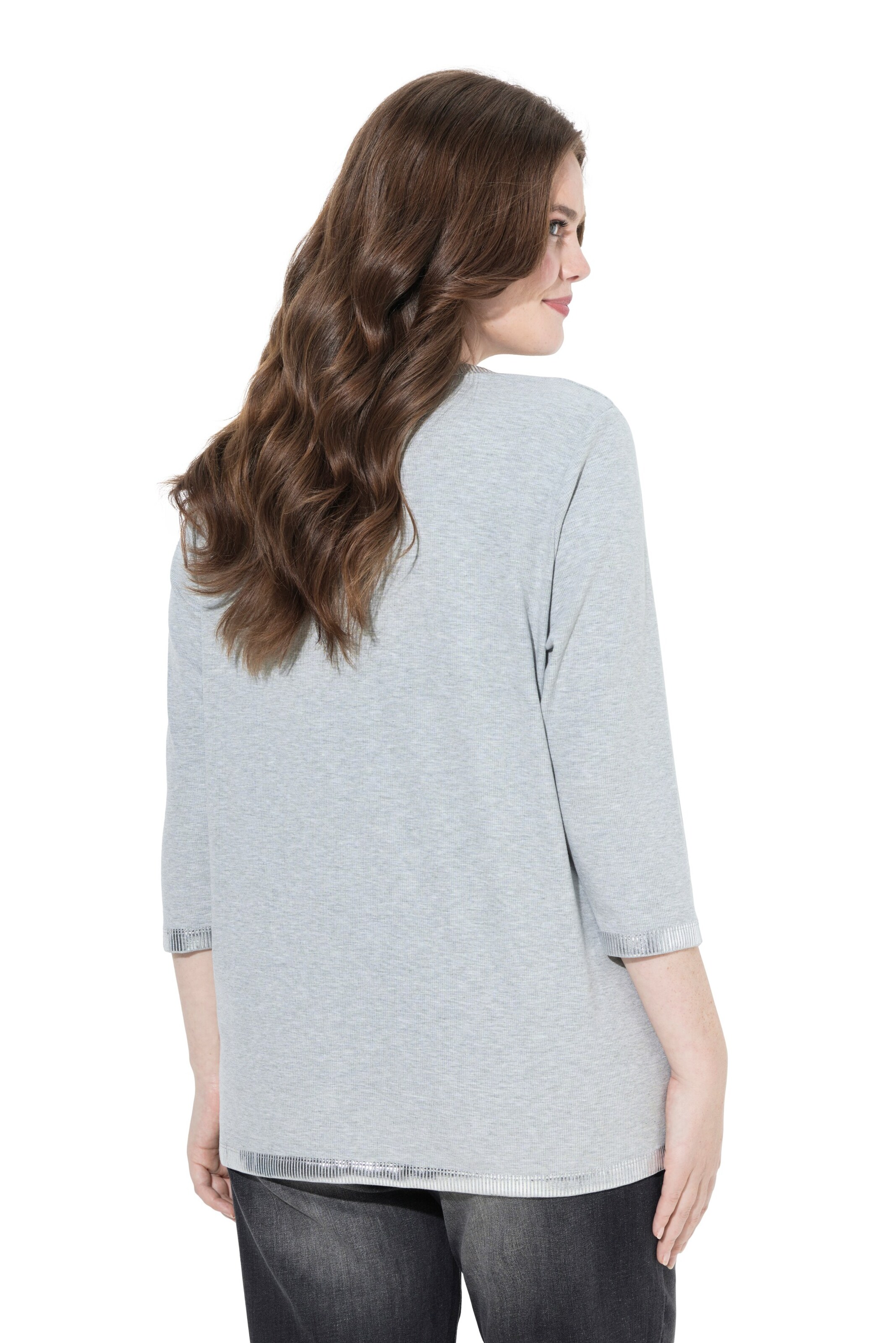 Ulla Popken Shirt in Grijs