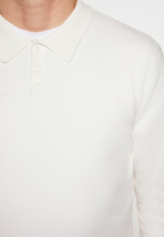 Pull-over MO en blanc