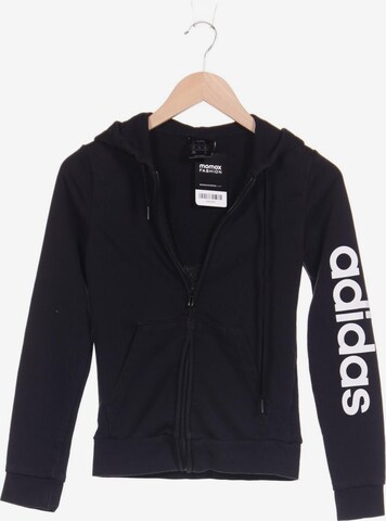 ADIDAS PERFORMANCE Kapuzenpullover XXS in Schwarz: predná strana