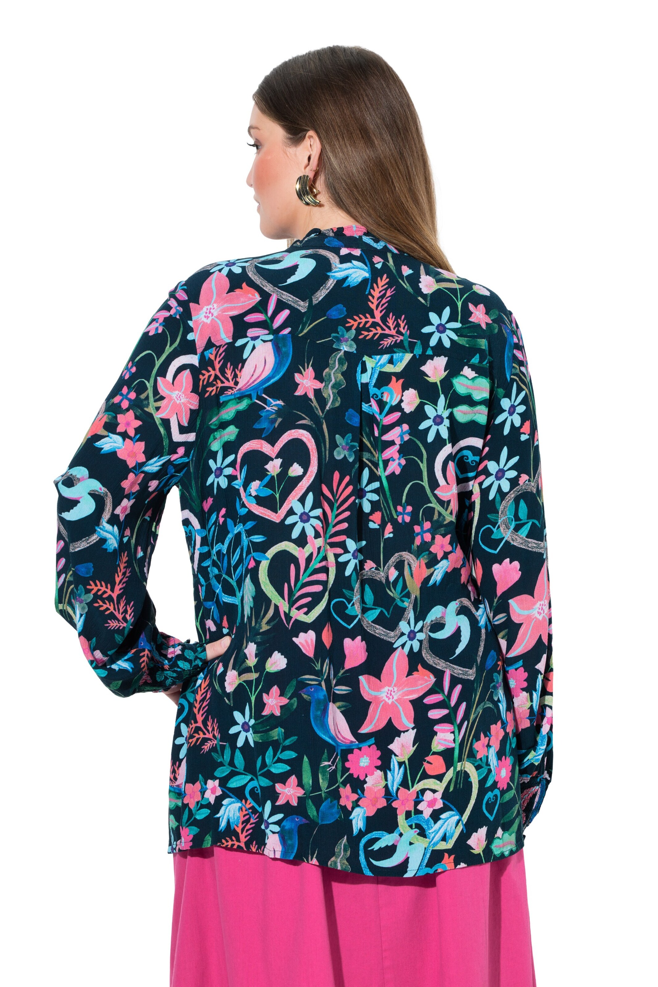 Ulla Popken Bluse in Blau