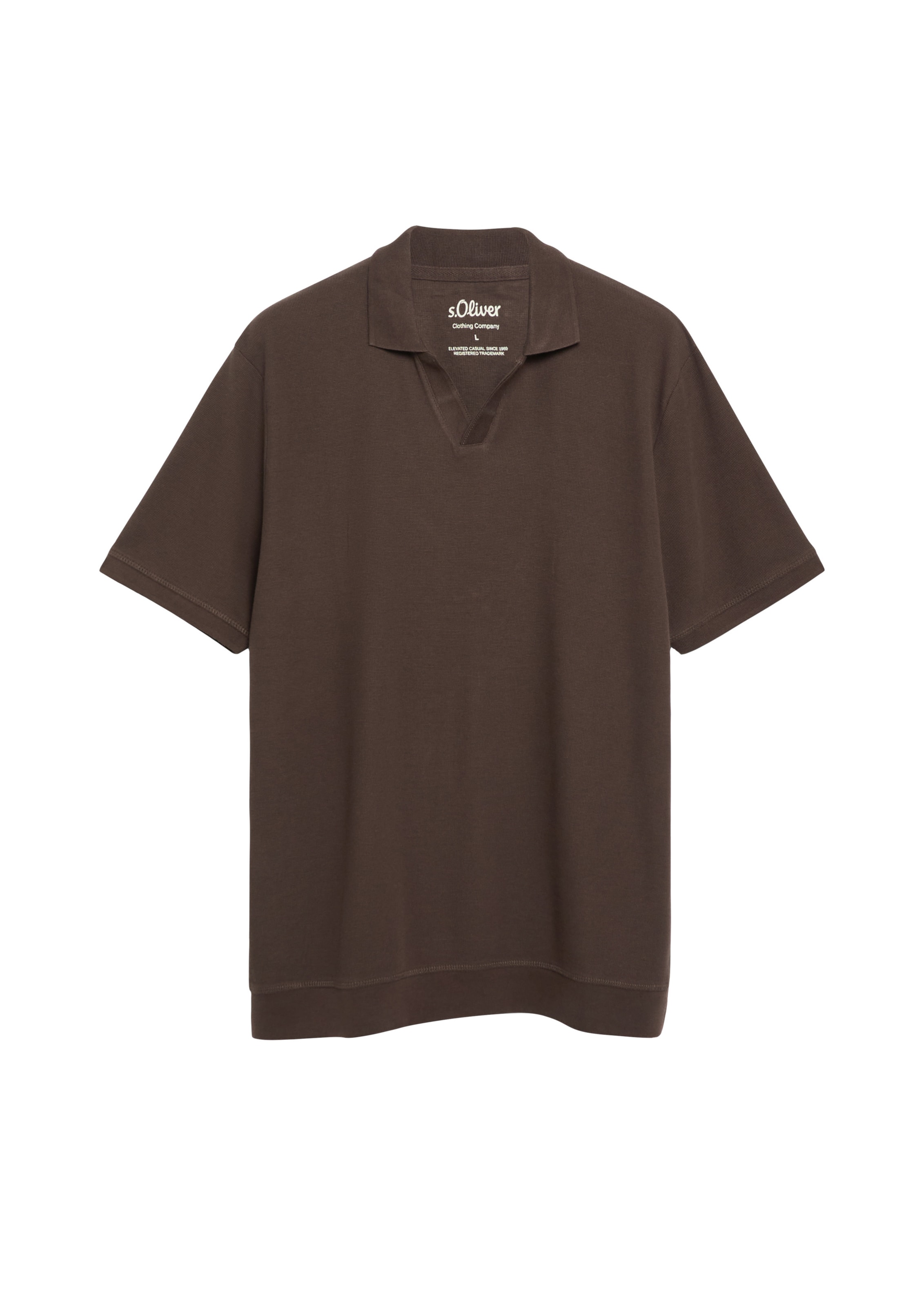 s.Oliver Shirt in Brown: front