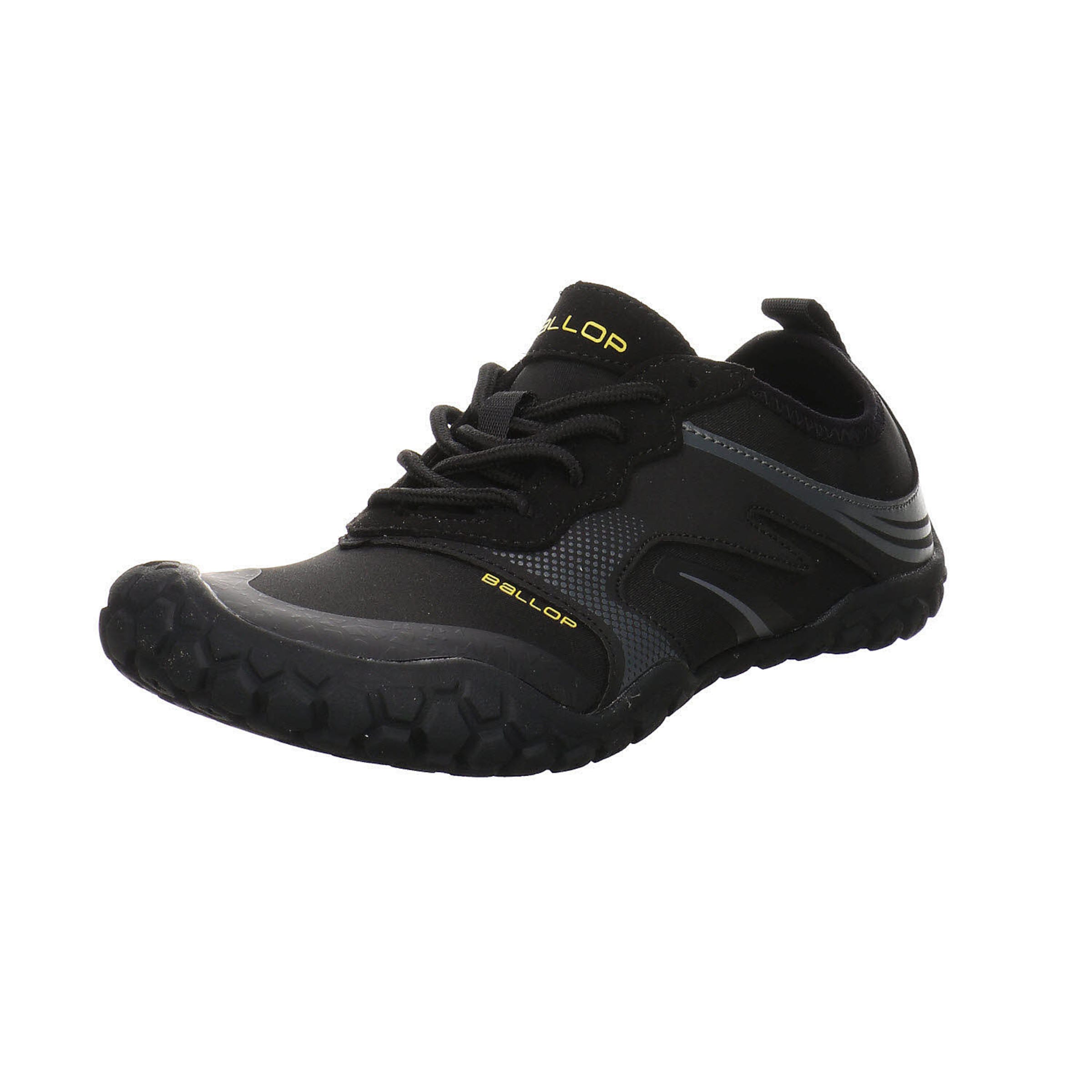 Ballop Platform trainers 'Serengeti' in Black: front