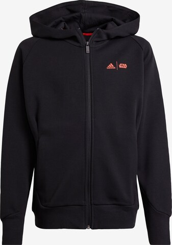ADIDAS SPORTSWEAR Athletic Sweatshirt 'Star Wars Z.N.E.' in Black: front
