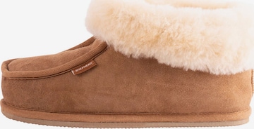 SHEPHERD Slippers 'Lena' in Brown: front