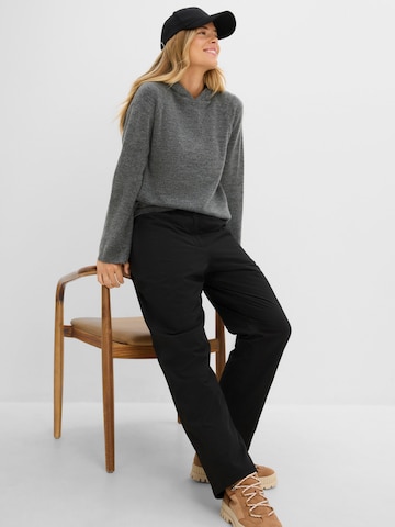 Regular Pantalon fonctionnel bonprix en noir