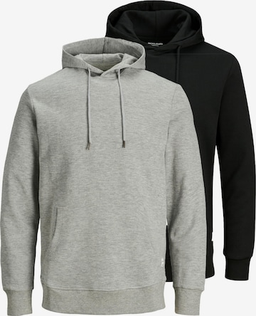 JACK & JONES Sweatshirt 'Basic' in Grau: Vorderseite